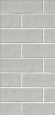 Morris & Co. Hawkdale Pure Dove Ceramic Subway Wall Tile - 3 x 9.5