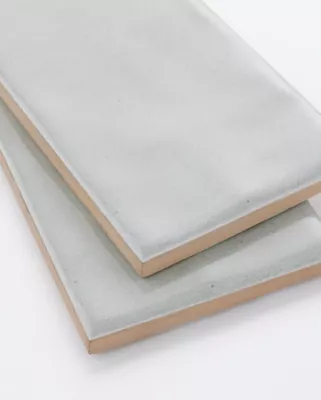 Morris & Co. Hawkdale Pure Dove Ceramic Subway Wall Tile - 3 x 9.5