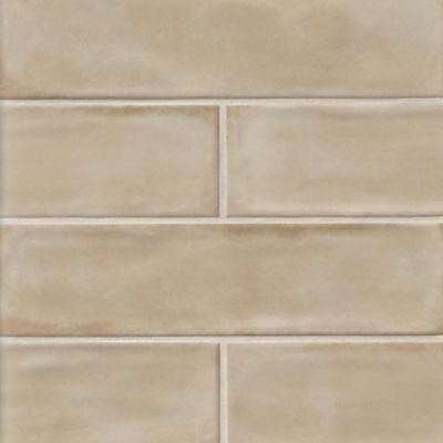 Splendor Creme Ceramic Subway Wall Tile - 3 x 12 in.