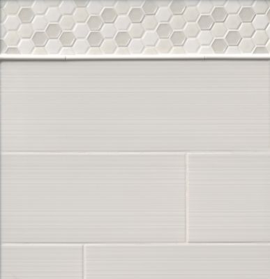 Concept Blanco Ceramic Wall Tile - 8 x 24 in.