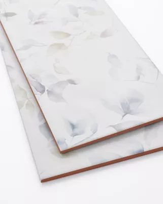 Maeva Petal Deco Ceramic Wall Tile - 8 x 24 in. - The Tile Shop