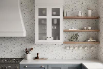 Maeva Petal Deco Ceramic Wall Tile - 8 x 24 in. - The Tile Shop