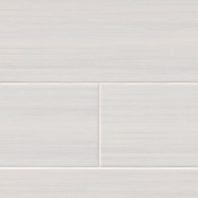 Splash White Ceramic Wall Tile - 8 x 24 in.