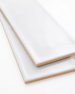 Bulevard Silver Ceramic Wall Tile - 4 x 12 in. - The Tile Shop