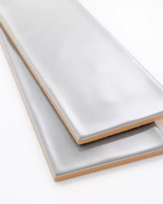 Bulevard Whisper Gray Ceramic Wall Tile - 4 x 12 in. - The Tile Shop