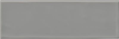 Bulevard Whisper Gray Ceramic Bullnose Wall Trim Tile - 4 x 12 in.