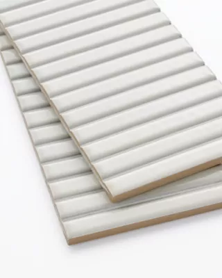 purewhiteさん Karatsu Polar White Porcelain Mosaic Wall Tile - 4.5 x 9 in. - The