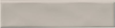 Villa Warm Grey Gloss Bullnose Ceramic Wall Trim Tile - 3 x 12 in.