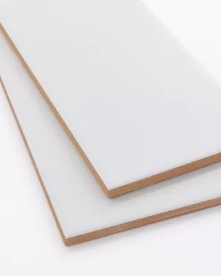 Signature Bianco Gloss Ceramic Subway Wall Tile - 4 x 8 in. - The