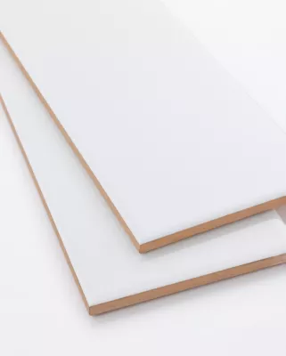 Signature Bianco Gloss Ceramic Subway Wall Tile - 4 x 12 in. - The