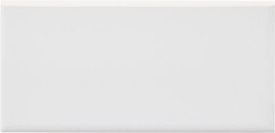 Signature Bianco Matte Ceramic Long Side Bullnose Wall Trim Tile - 3 x 6 in.