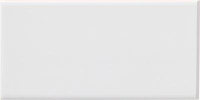 Signature Bianco Matte Ceramic Short Side Bullnose Ceramic Wall Trim Tile - 3 x 6 in.