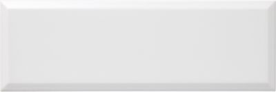 Signature Bianco Matte Ceramic Bevel Subway Wall Tile - 4 x 12 in.