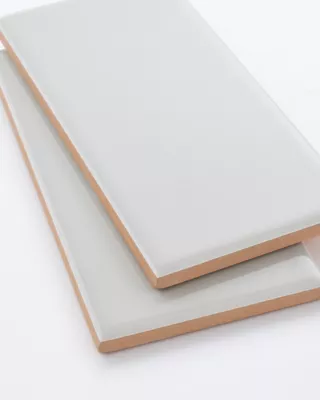 Signature Gris Gloss Ceramic Subway Wall Tile - 3 x 6 in. - The