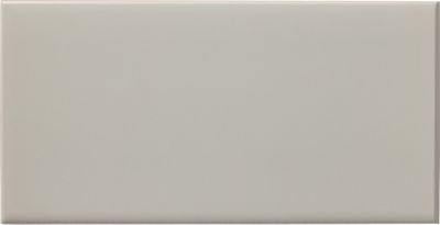 Signature Gris Gloss Ceramic Short Side Bullnose Ceramic Wall Trim Tile - 4 x 8 in.