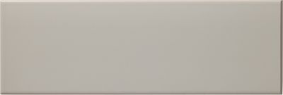 Signature Gris Matte Ceramic Short Side Bullnose Ceramic Wall Trim Tile - 4 x 12 in.