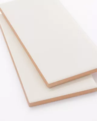 Signature Ivory Glossy Ceramic Subway Wall Tile - 3 x 6 in. - The