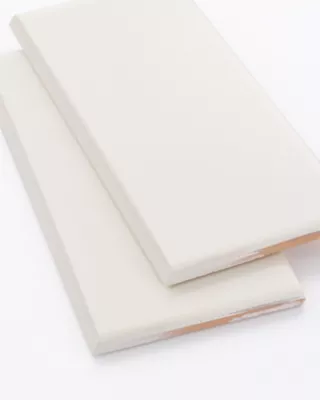 Signature Ivory Gloss Ceramic REL Bullnose Wall Trim Tile - 3 x 6