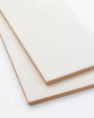 Signature Ivory Gloss Ceramic Subway Wall Tile - 4 x 8 in. - The