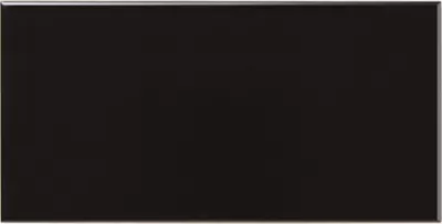 Signature Black Matte Ceramic RES Bullnose Wall Trim Tile - 3 x 6