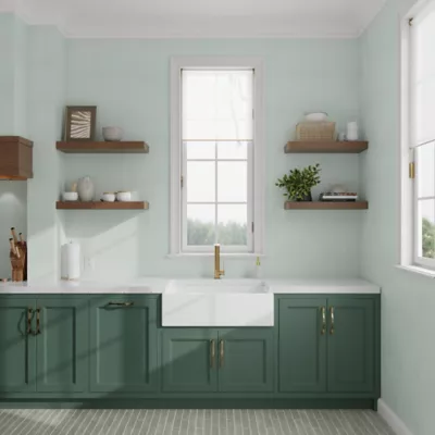Signature Mint Glossy Ceramic Subway Wall Tile - 4 x 12 in. - The