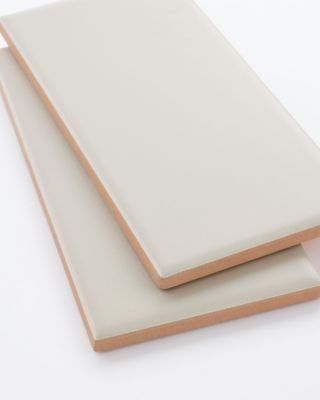 Signature Oatmeal Matte Ceramic Subway Wall Tile - 3 x 6 in. - The