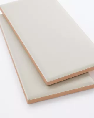 Signature Oatmeal Matte Ceramic Subway Wall Tile - 3 x 6 in. - The