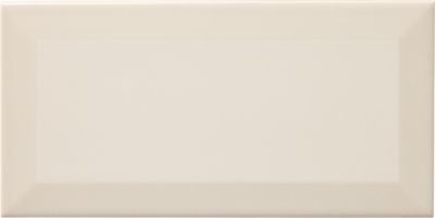 Signature Ivory Bevel Gloss Ceramic Subway Wall Tile - 4 x 8 in.