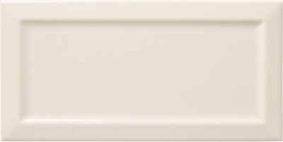 Signature Ivory Frame Gloss Ceramic Subway Wall Tile - 4 x 8 in.