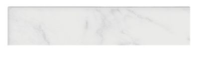 Carrara Gris Bullnose Ceramic Wall Tile - 2 x 10 in.