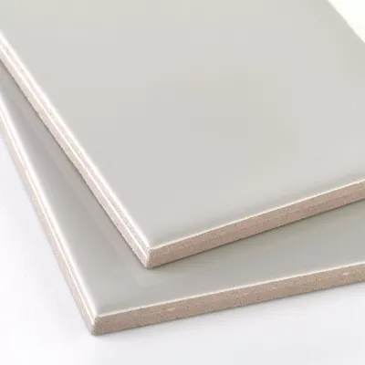 Imperial Gris Gloss Ceramic Subway Wall Tile - 4 x 8 in. - The