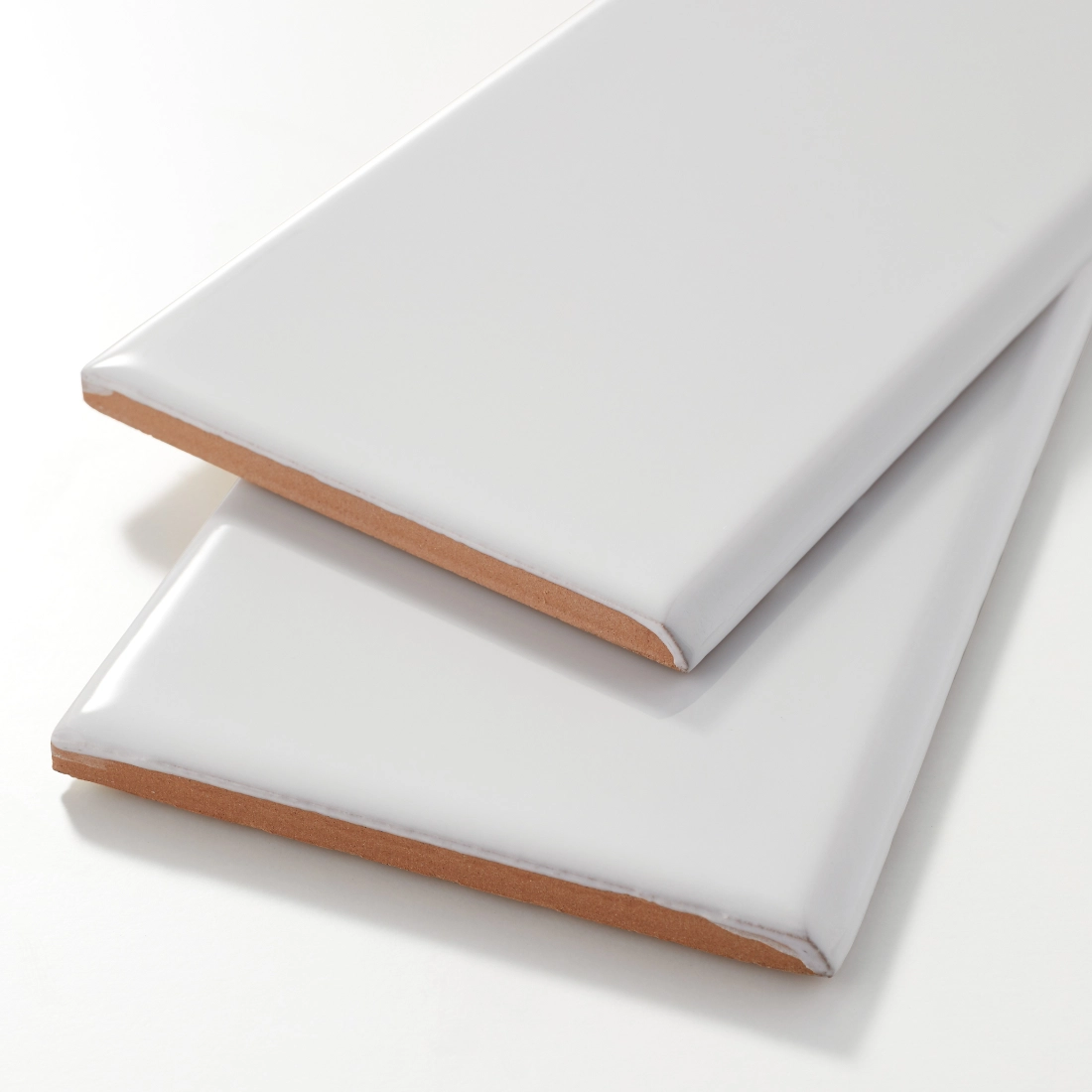 Metro Bianco Gloss Ceramic Subway Wall Tile - 3 x 6 in. Metro Bianco Gloss Ceramic Subway Wall Tile - 3 x 6 in.