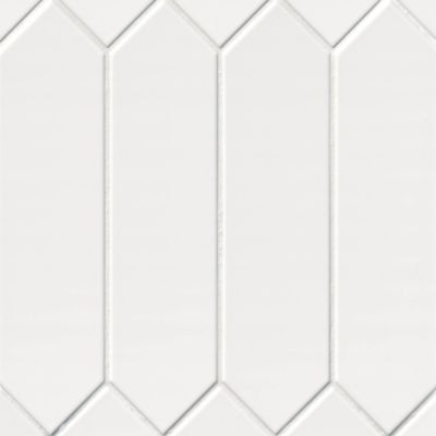 Picket Florencia Super Bianco Ceramic Wall Tile - 3 x 12 in.