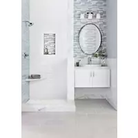 Blanco Waves Ceramic Wall Tile - 8 x 24 in. Blanco Waves Ceramic Wall Tile - 8 x 24 in.