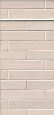 Op Art Tortora Glossy Ceramic Subway Wall Tile - 2 x 10 in. - The