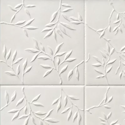 4-D Nature White Porcelain Wall Tile Sample - The Tile Shop