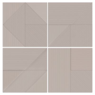 Lins Taupe Ceramic Wall Tile - 8 in.