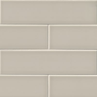 Imperial Oatmeal Gloss Ceramic Subway Wall Tile - 4 x 15 in.