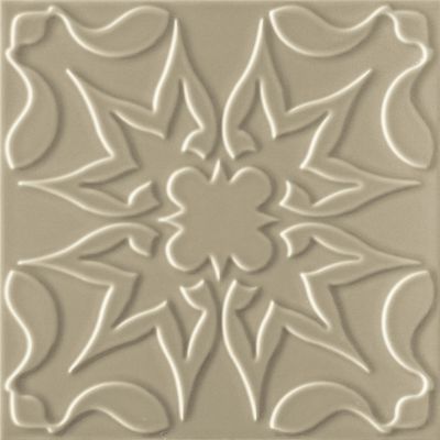 Flow 1 Greige Ceramic Wall Tile - 8 x 8 in.