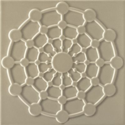 Flow 2 Greige Ceramic Wall Tile - 8 x 8 in.