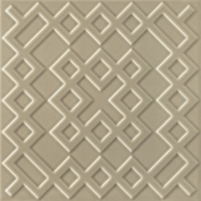 Flow 3 Greige Ceramic Wall Tile - 8 x 8 in.