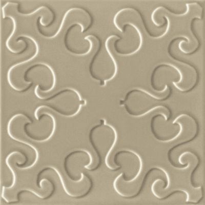 Flow 4 Greige Ceramic Wall Tile - 8 x 8 in.