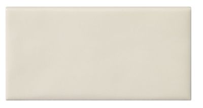 Chantilly Biscuit Bullnose Ceramic Subway Wall Trim Tile - 3 x 6 in.