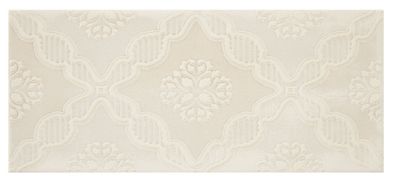 Chantilly Biscuit Macrame Ceramic Subway Wall Tile - 4 x 10 in.