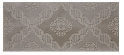 Chantilly Taupe Macrame Ceramic Subway Wall Tile - 4 x 10 in.