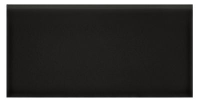 Imperial Black Matte REL Ceramic Wall Trim Tile - 3 x 6 in.