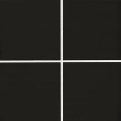 Imperial Black Matte Ceramic Subway Wall Tile - 6 in.