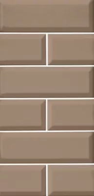 Imperial Latte Bevel Gloss Ceramic Subway Wall Tile - 4 x 12 in