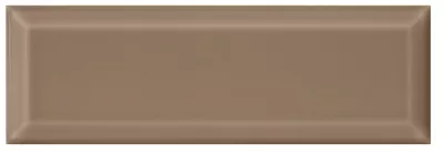 Imperial Latte Bevel Gloss Ceramic Subway Wall Tile - 4 x 12 in