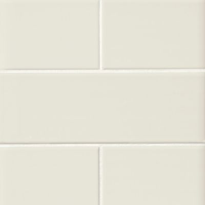 Imperial Ivory Matte Ceramic Subway Wall Tile - 4 x 12 in.